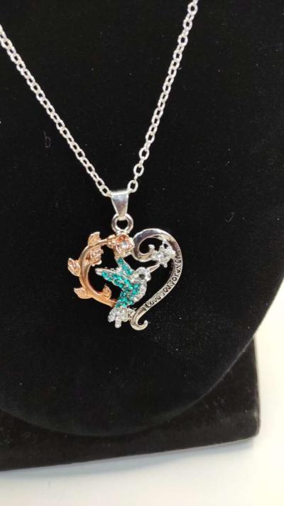 hummingbird necklace