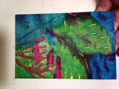 flat alcohol ink carved board