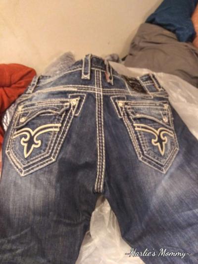 Mens ROCK REVIVAL Blue jeans size 38 BRAND NEW