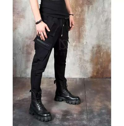 Multiple Pocket Accent Jogger Pants - Thumbnail 2