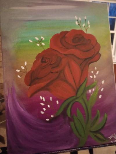 Rose painting - Thumbnail 2