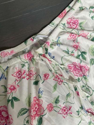 Carole Hochman full Sleeve Top and Wide Leg Crop Pant Sleep - Thumbnail 6