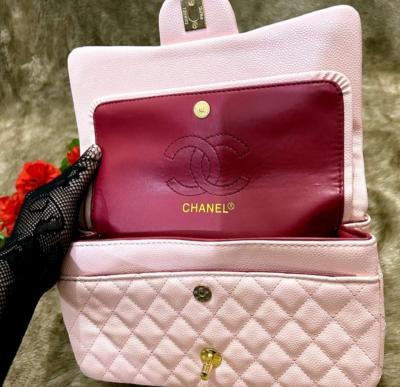 Women Classic Quilted Double Flap Shoulder Crossbody Leather - Thumbnail 4