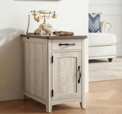beige nightstand