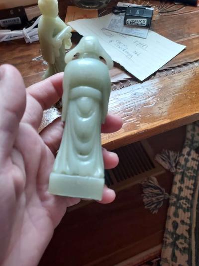 Chess pieces 32 soapstone handcrafted OLD PAMPERED - Thumbnail 5