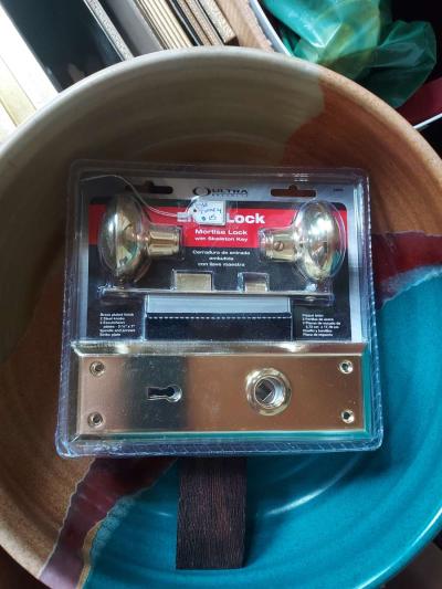 skeleton key lock knobs plate - Thumbnail 3