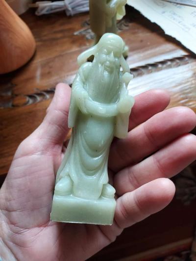 Chess pieces 32 soapstone handcrafted OLD PAMPERED - Thumbnail 6