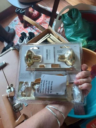 skeleton key lock knobs plate - Thumbnail 4