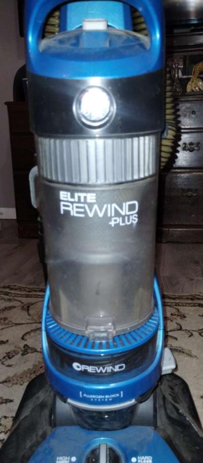 hoover elite rewind plus upright bagless vacuum cleaner - Thumbnail 4