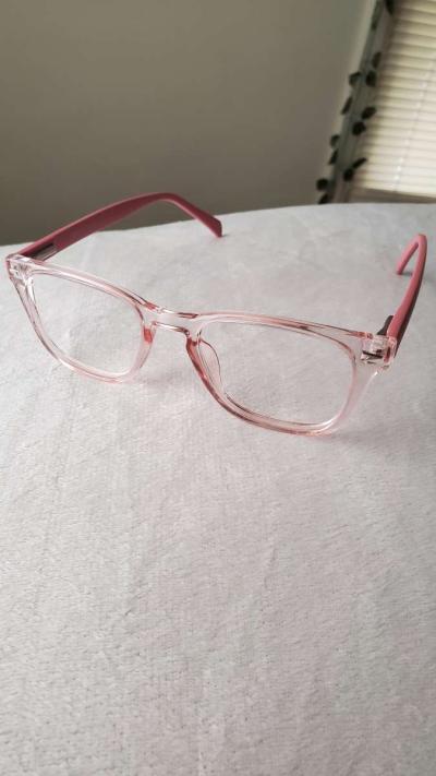 Clear Pink Prescription Glasses - Thumbnail 2