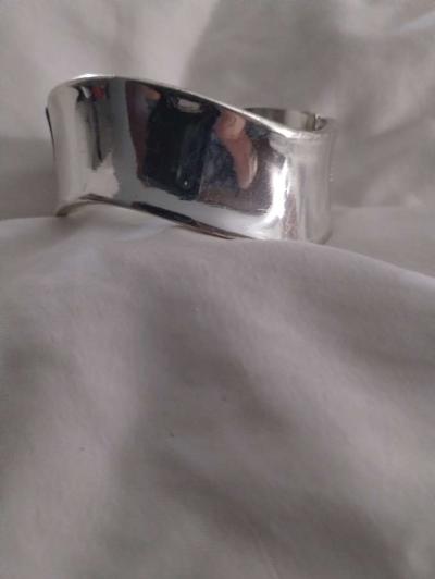 silver cuff bracelet - Thumbnail 3