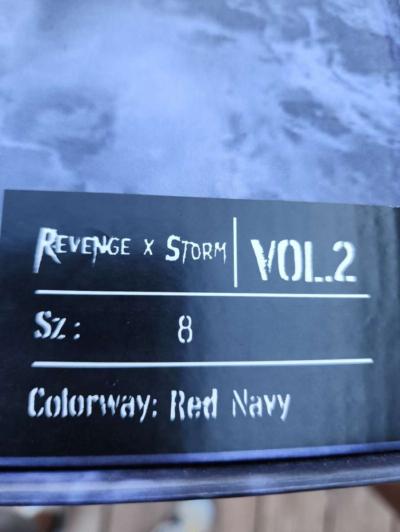 REVENGE x STORM HIGH TOP RED  NAVY  SIZE 8M 95W - Thumbnail 3