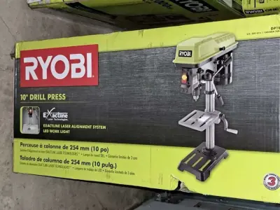 IN BOX RYOBI DP103 10 in 5 Speed Drill Press with EXACTLINE - Thumbnail 4