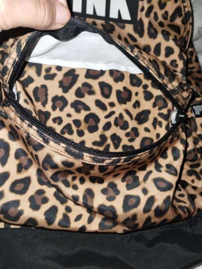 Pink by Victoria Secret leopard print campus backpack - Thumbnail 6