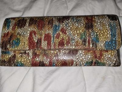 Authentic Hobo multicolored wallet with magnetic closure - Thumbnail 2