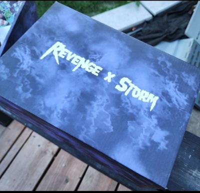 REVENGE x STORM HIGH TOP RED  NAVY  SIZE 8M 95W - Thumbnail 5