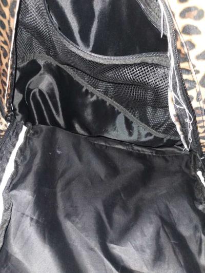 Pink by Victoria Secret leopard print campus backpack - Thumbnail 4