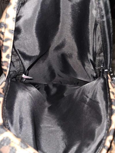Pink by Victoria Secret leopard print campus backpack - Thumbnail 3