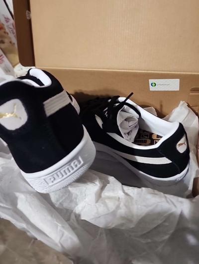 Puma Suede Classic Xxi Lace Up  Mens Black Sneakers Casual - Thumbnail 3