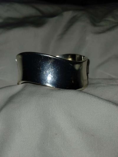 silver cuff bracelet - Thumbnail 5