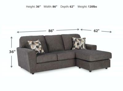 Like new grey couch - Thumbnail 2