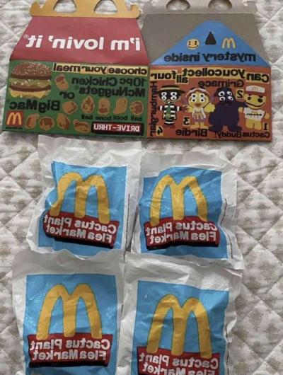 limited Edition McDonalds Cactus plant happy meal toys - Thumbnail 4