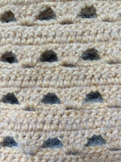 Crocheted Lace Scarf - Thumbnail 2