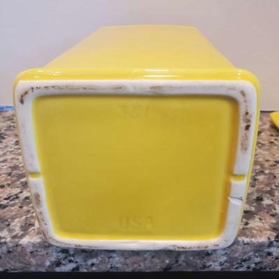 Vintage McCoy Stoplight Cookie Jar labeled 351 USA - Thumbnail 5