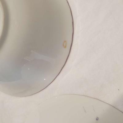 Set Of Two Vintage Lusterware Floral Patterened Bowls Japan - Thumbnail 4