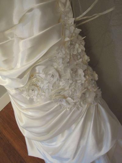 Mermaid Style Wedding Dress - Thumbnail 4