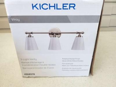 Kichler Vinoy Vanity Light BRAND NEW - Thumbnail 2
