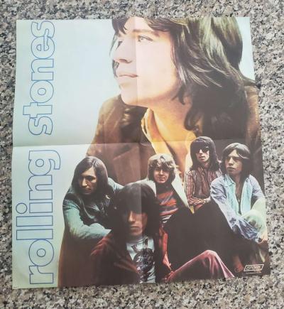 2 Rolling Stones Albums LP Vinyl w Poster - Thumbnail 3