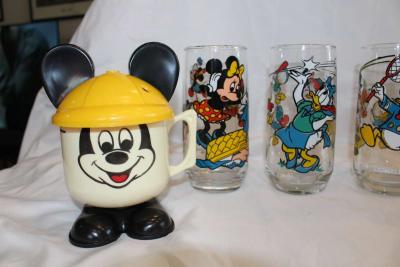 6 Piece Vintage Pepsi Walt Disney Collector Series Drinking - Thumbnail 2