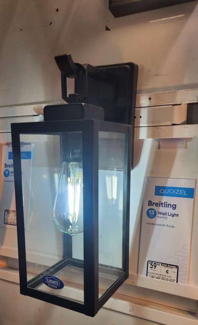 Quoizel Breitling Wall Lantern BRAND NEW - Thumbnail 3