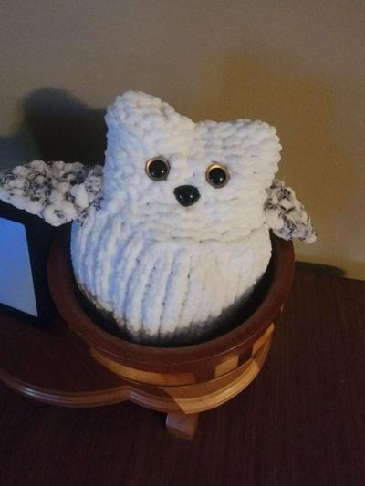 Handmade Knitted Owl - Thumbnail 2