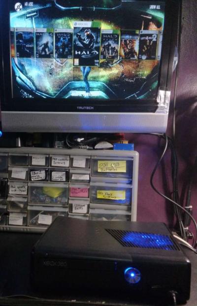 Xbox 360 slim 250GB  modified  RGH3 - Thumbnail 3