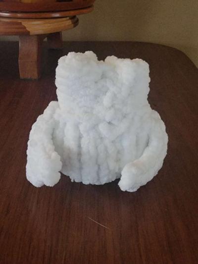 Small knitted Owl Stuffed Animal - Thumbnail 3