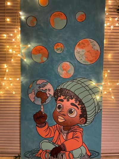 Custom painted 24 x 48 canvas - Thumbnail 5