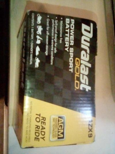 Duralast AZX9 power sport battery - Thumbnail 2