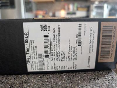 MSI GF65 Thin Gaming Laptop - Thumbnail 2