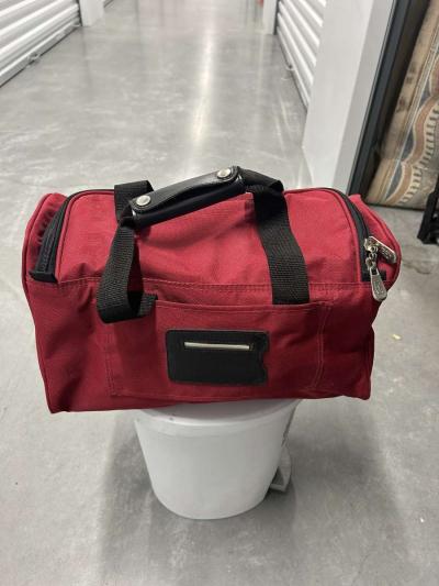 PIERRE CARDIN RED DUFFLE BAG FOR MEN OR WOMEN - Thumbnail 2