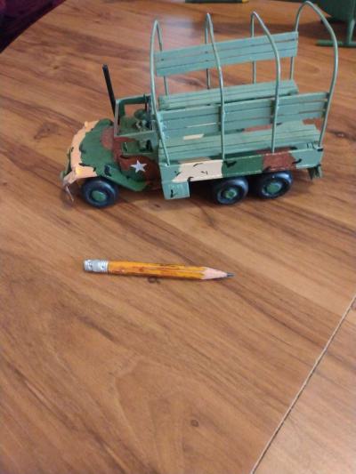 Handcrafted 2and 1 half truck Military - Thumbnail 5