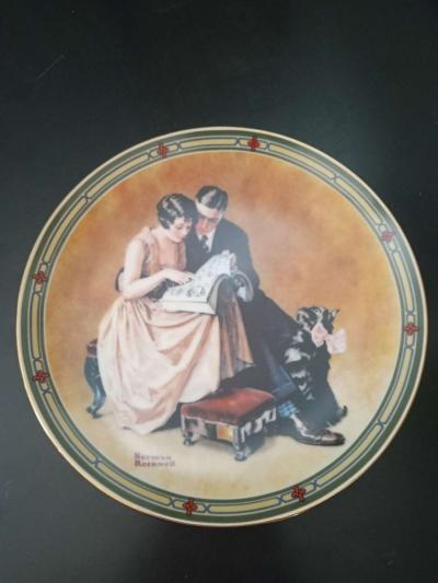 4 Norman Rockwell decorative plates - Thumbnail 2