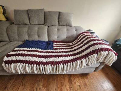 American Flag Blanket - Thumbnail 5