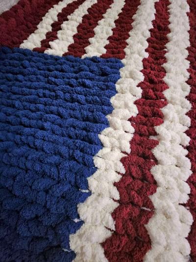 American Flag Blanket - Thumbnail 3
