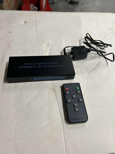 5 Port HDR HDMI Switcher 5 HDMI Inputs Switch to 1 HDMI Outp - Thumbnail 2