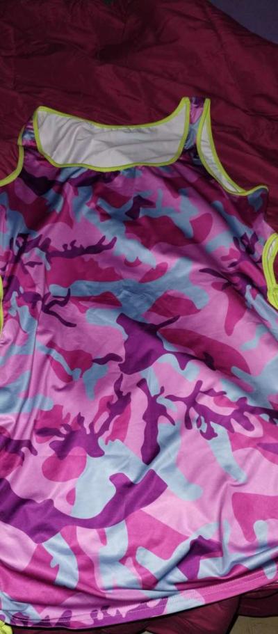 Plus size 4X Camoflauge sexy tie up mini tank dress - Thumbnail 4