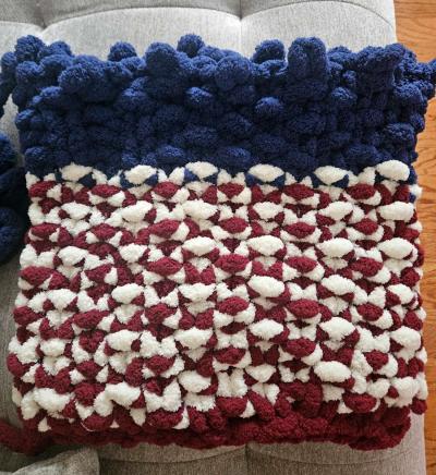 Red White and Blue Throw Pillow - Thumbnail 5