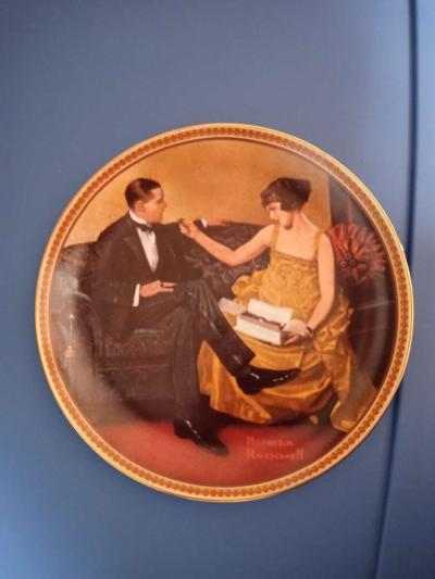 4 Norman Rockwell decorative plates - Thumbnail 4