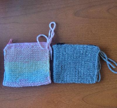 soft knitted wallet pouches - Thumbnail 5
